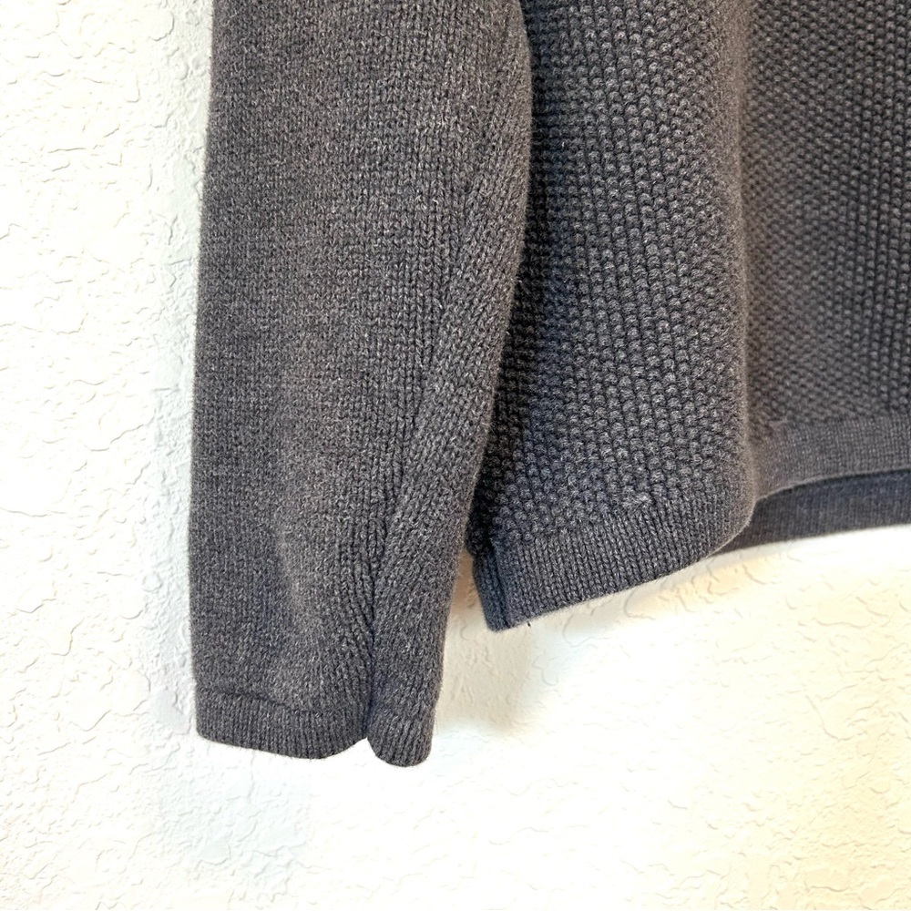 Aether men’s textured hoodie cotton gray size small - Picture 3 of 13